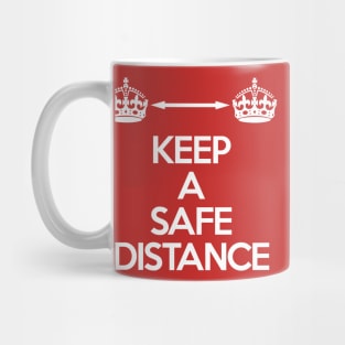 Social Distancing in Keep Calm Style Mug